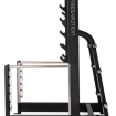 Black Olympic Squat Rack side