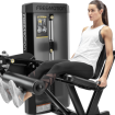 Woman using Leg Extension machine