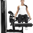 Woman using Leg Extension machine