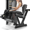 Woman using Leg Extension machine