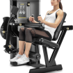 Woman using Leg Curl machine