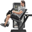 Man using Leg Curl machine