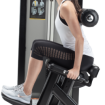 Woman using Back Extension machine