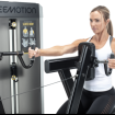 Woman using Seated Row machine