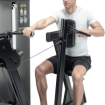 Man using Seated Row machine