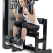 Woman using Abdominal Crunch machine