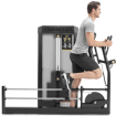 Man using Glute machine