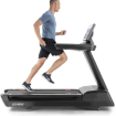 man running on treadmill