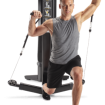 Man stretching using Multi-Plane Shoulder machine