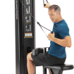 man using Row machine