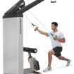 Man usingLat Pulldown / High Row machine