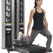 Woman using Lift/Step machine