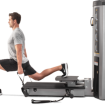 Male doing lunges on Lift/Step machine