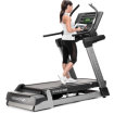 woman walking on incline trainer